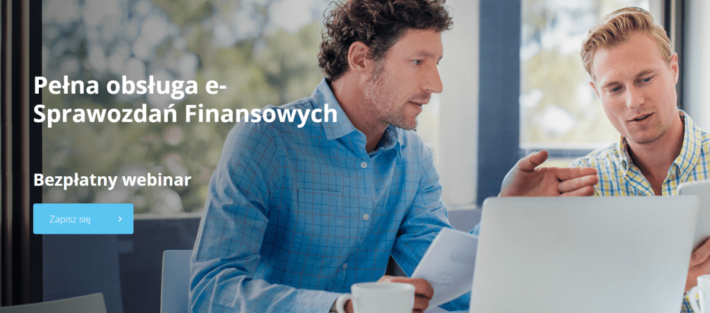 Webinar o pełnej obsłudze e-Sprawozdań Finansowych