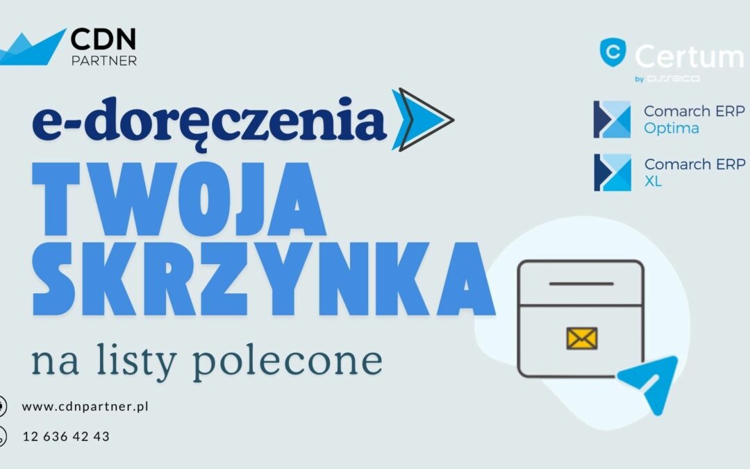 📣 e-Doręczenia Certum: Twoja skrzynka na elektroniczne listy polecone